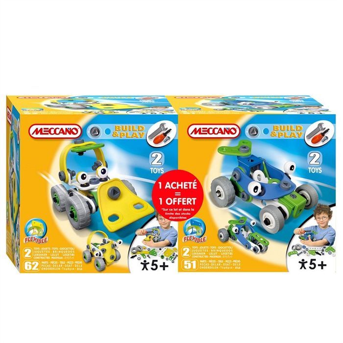 Lot Mini Build and Play Meccano Cdiscount Jeux Jouets