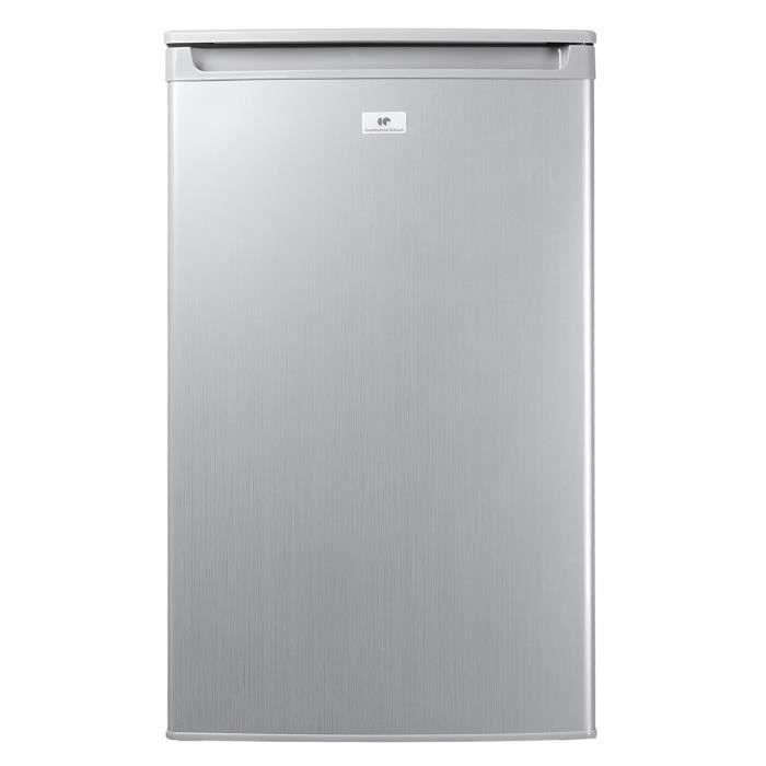 continental edison rttl115s refrigerateur table top 115l froid statique a l 50cm x h 84cm silver achat vente refrigerateur classique continental edison rttl115s
