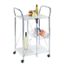 Desserte Pliable Roulante Blanche Avec Panier Achat Vente