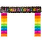 Decoration De Porte Joyeux Anniversaire Chic X1 Ref 27ch Achat Vente Deco De Fete Murale Cdiscount