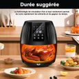 stanew new air fryer 5.5 litre 1400 watt home 8 great functions, no fumes, thermostat timer touch screen, comes with recipes-0