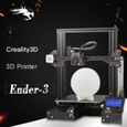 Creality3D Ender-3 Imprimante 3D Imprimante DIY Kit V-slot Prusa I3 220 x 220 x 250mm avec MK10 Extrudeuse 0.4mm Buse Non Assemblé-0