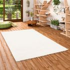 Tapis Shaggy à poils longs - PERGAMON - Aloha - Blanc - 140x200 cm