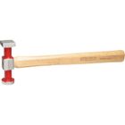 KS TOOLS 140.2138 Marteau Postillon Standard Panne Plate Acier Poli Manche Hickory