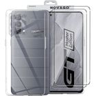 Pour Realme GT Master Edition-Coque arrière gel transparente et solide + 2 protections vitre écran verre trempé [Novago]