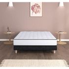 URBAN Collections PARIS Ensemble sommier et matelas 160 x 200 cm- 960 Ressorts ensachés et mémoire de forme - 24 cm - Ferme