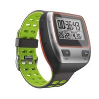Bracelet de montre-bracelet en silicone pour Garmin Forerunner 310XT Vert