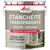 étanchéité transparente véranda tuile verre polycarbonate peinture résine ARCANE INDUSTRIES  - 10 L