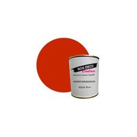 Peinture radiateur à base de laque acrylique aspect velours-satin Aqua Radia - 750 ml Teinte Orange Madagascar
