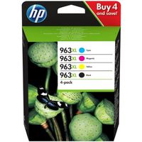 Cartouche d'encre HP 963XL - Pack de 4 - Noir, Cyan, Magenta, Jaune - Encre à pigments