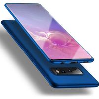 Coque pour Samsung S10 (6.1") Silicone Liquide Anti-Chocs Protection Bleu