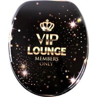 Abattant WC VIP Lounge - Finition de haute qualité - Charnières robustes - Fixation facile