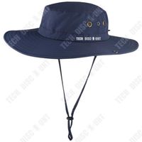 TD® Chapeau de pêcheur de protection solaire en plein air pour hommes chapeau de cowboy respirant à séchage rapide chapeau de soleil