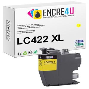 Lot De 4 Cartouches D'encre Noire Compatibles Brother - Modèles DCP-J132W, MFC-J4410DW, Etc.