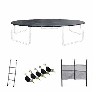 Bâche De Protection Pour Trampoline - Housse D'ombrage Imperméable, Tailles 240/300/360/430 Cm