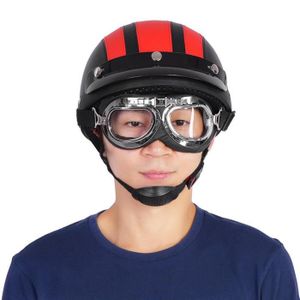 EXTENSION RÉTROVISEUR YAJ -  Demi-casque de moto à visage ouvert, moto u