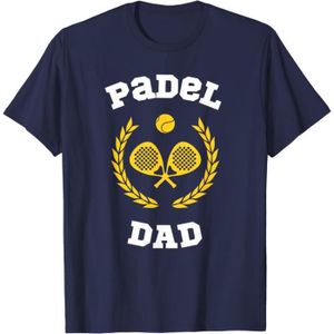 RAQUETTE DE PADEL Padeliste | Papa | Padel Tennis | Hommes | Padel Raquette T-Shirt.[G382]