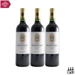 VIN ROUGE Château Noaillac Rouge 2018 - Lot de 3x75cl - Vin 