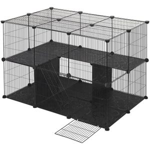 Garmix Treillis Hexagonal | Grillage Clôture pour Poulailler Lapin Enclos  Parc Jardin | Fils de Fer 1,2 mm noir, maille 25mm (50cm x 50m)