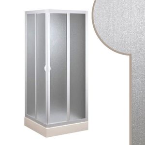 Cabine De Douche Paroi Verre Granité C 2 Portes Ouverture