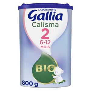 LAIT 2E ÂGE Gallia Calisma Bio 2ème Age 800g