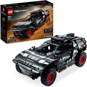 ASSEMBLAGE CONSTRUCTION LEGO® Technic 42160 Audi RS Q e-tron, Voiture de Rallye Télécommandée, Maquette Off-Road Dakar