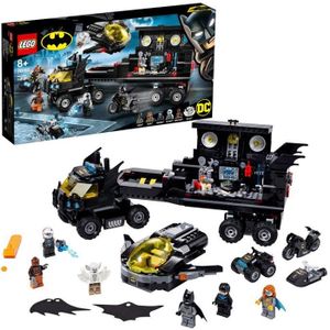ASSEMBLAGE CONSTRUCTION LEGO® Super Heroes 76160 La base mobile de Batman Figurine avec Avion, Moto Camion Jouet pour Fille et Garçon de 8 ans et plus