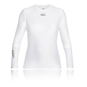 MAILLOT DE RUNNING Top d'entraînement sport running femme Canterbury Thermoreg - Blanc - Léger et respirable