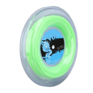 CORDAGE RAQUETTE TENNIS Pwshymi Tennis String Polyester Fluorescent Green 200m Reel