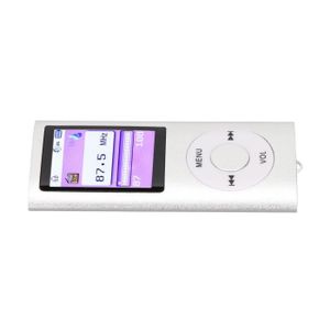 LECTEUR MP3 Lecteur MP3 ZJCHAO - Argent - Évolutif jusqu'à 64 