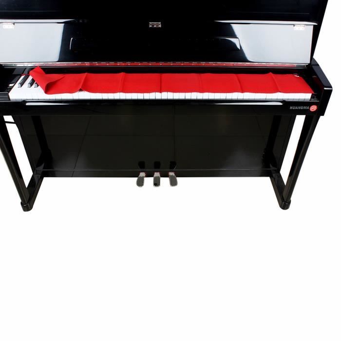 Housse de protection de clavier de piano avec fermeture à cordon, couvercle  anti-poussière de piano numérique noir, pour piano numérique, Yamaha,  Casio, console (88 touches)