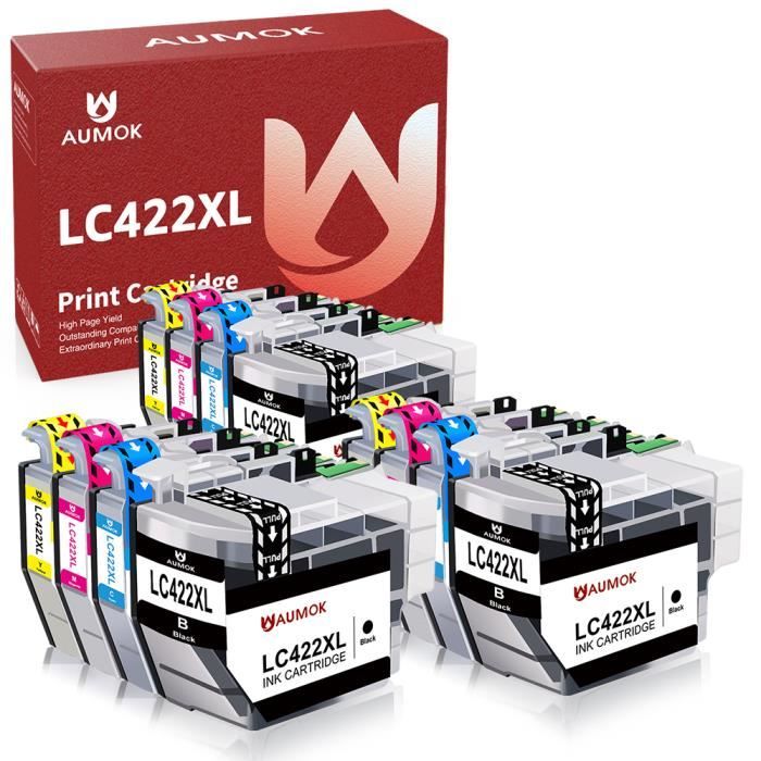 Cartridgeify LC422 XL Cartouches d'encre compatibles avec Brother
