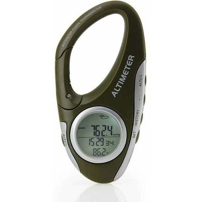 Altimètre Numérique Beufee – Rétroéclairage, Baromètre, Thermomètre, Horloge, Prévisions Météo – Pour Randonnée, Camping, Escalade