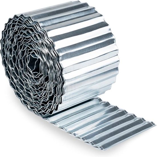 Bordure De Jardin Metal Bordure Jardin Galvanisé UNIGARDIA 10m - Acier Flexible 185mm, Installation Sans Creuser Bordure Metal Jardin Bordure De Jardin Metal Bordure Jardin Galvanisé UNIGARDIA 10m - Acier Flexible 185mm, Installation Sans Creuser Bordure Metal Jardin
