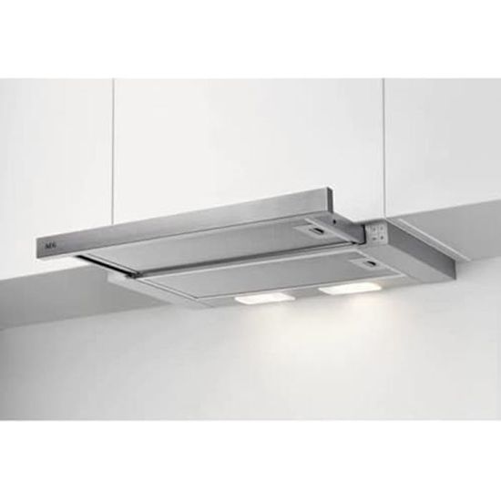 Hotte Aspirante Cheminée Bomann DU652-1 Inox - 60 Cm, 205 M³/h, Éclairage LED