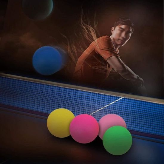 40 Balles De Ping-pong Colorées 40 Mm - En PP Résistant, Pour Jeu, Décoration, Loisirs Créatifs - Lot De 40