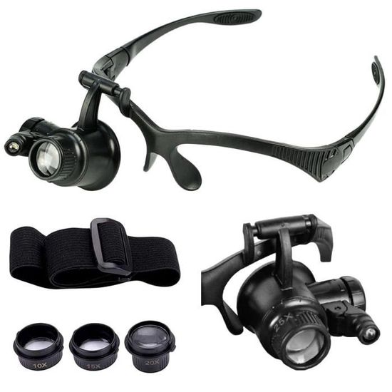Loupe horloger sur lunette outlet