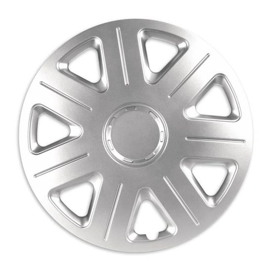 Enjoliveurs Sumex Florida 14 Pouces - Lot De 4, Couleur Argent, Universels Pour Roues 14 Pouces - 9