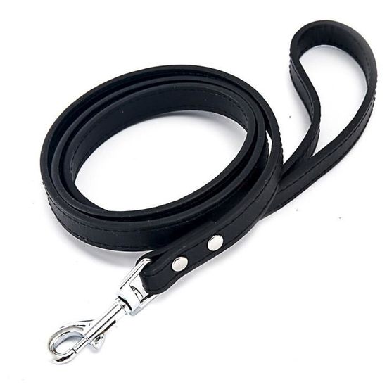 Leather Dog Leash Pet Dogs Leashes 6 Colors Solid Dog Training Leashes