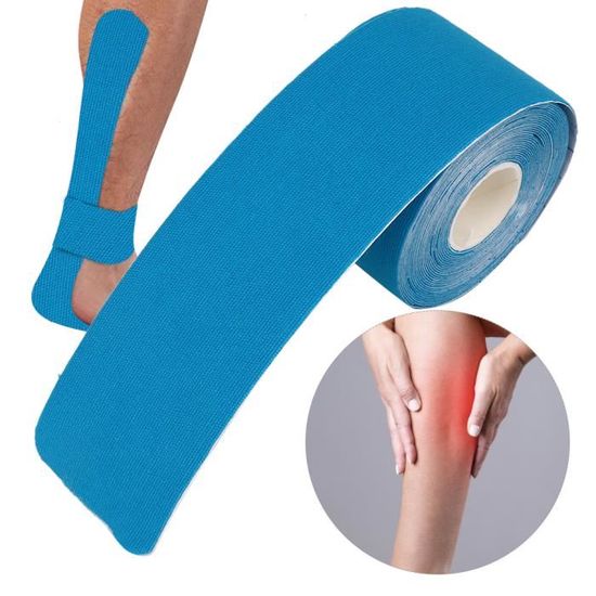 Ruban De Kinésiologie Isport - 5m X 5cm - Pour Support Musculaire Et Rééducation Sportive