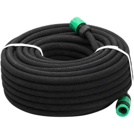 Tuyau Microporieux Goutte à Goutte 1/2'' - 30 Mètres - Pour Arrosage Économique Du Jardin