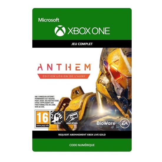 Anthem : Legion of Dawn Edition Jeu Xbox One à télécharger