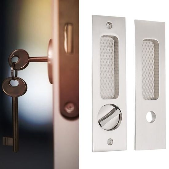 Serrure de porte coulissante armoire intérieure serrure de porte