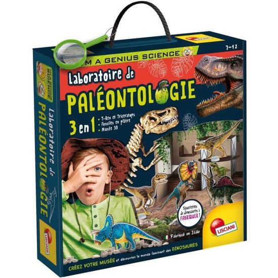 Kit Scientifique Mécanique Lisciani - 4 Machines à Construire - Principes Leviers, Poulies, Engrenages - 7-12 Ans