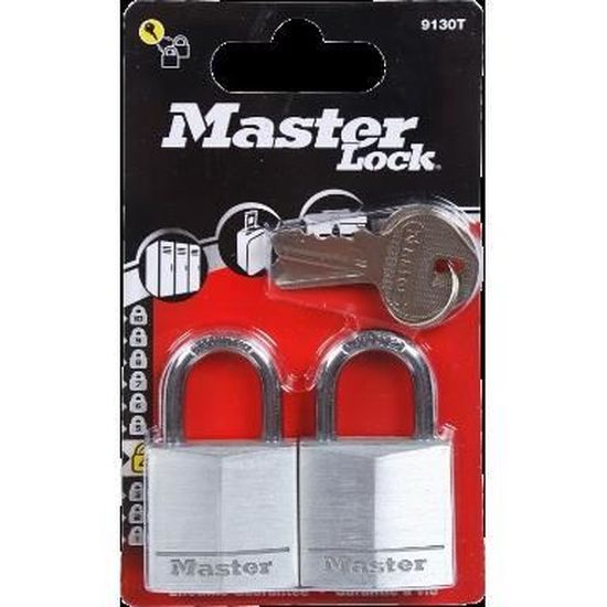 Master Lock - 8 Cadenas Haute Sécurité Pro Series 6230NKA-8 Avec