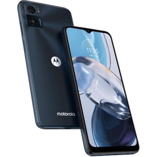 Motorola Moto E22 3Go/32Go Noir (Astro Black) Double SIM