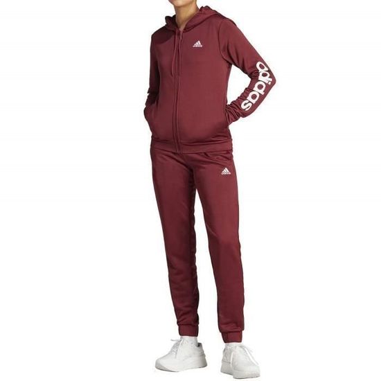Survetement adidas rouge pour on sale femme