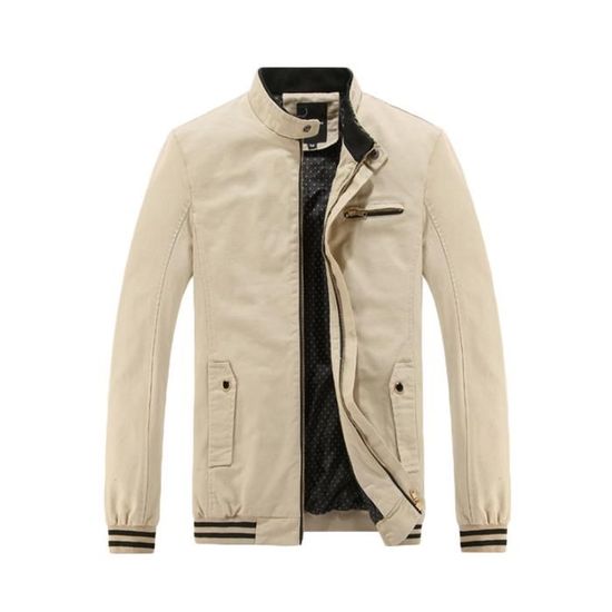 Manteau Mi-Long Homme Hiver - Col Montant - Coupe Slim - Coupe-Vent Chaud - Parka Décontractée Élégante