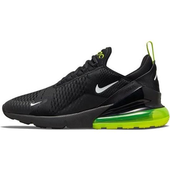 Basket Nike AIR MAX 270 ESS Noir Synthetique Lacets Noir Cdiscount Chaussures