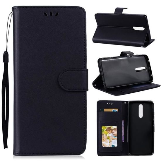 Coque TPU Xiaomi Redmi 8 / 8A - Motif Fibre De Carbone Luxe - Housse De Protection Noire Neuve